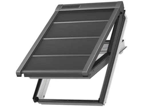 Lehká venkovní roleta na solární pohon VELUX INTEGRA® SSS MK06 0000SA