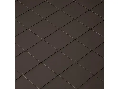 Eternit CEDRAL šablona hladká 400x400 mm tmavě hnědá