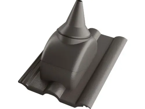 BETONPRES Exclusiv taška prostupová pro anténu pr. 18-78 mm Břidlicově černá