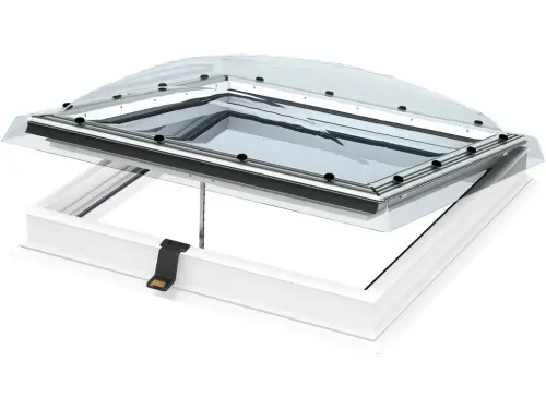 Elektrický světlík pro ploché střechy odolný proti vloupání VELUX INTEGRA® CVP 060090 0673QVA